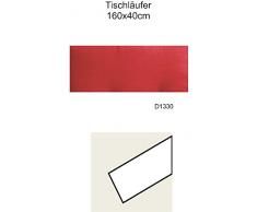 BEST 02931330 Chemin de Table Rouge 160 x 40 cm