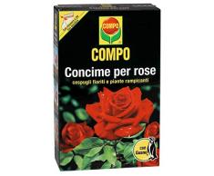 Compo Engrais pour Roses avec Guano, également idéal pour Fleurs et Arbres grimpants 1 kg,