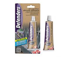 Defenders 80 g Toutes Saisons en Silicone adhésif (Colle de Fixation pour Anti-Oiseaux, Mastic Neutraliser sur Le Bois, Plastique, Verre, métal, en 24 Heures, Adhère aux 3 m de Fixation)