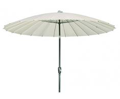 GoodSun 270 Parasol à manivelle Or env. 270 cm / 24 pièces, Nature, 270x270x254 cm