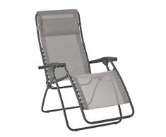 Lafuma Fauteuil Relax, Pliable et réglable, RSXA Clip, Batyline, Couleur: Terre, LFM2035-8556