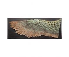 Design Toscano Plumes dAile dIcare Sculpture Murale, 91 cm, articles de ferronnerie, Bronze couleur