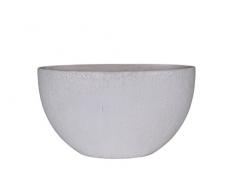 Universal Pot de Fleurs, Coupe de Fleurs Roto Pebble, résistant au Gel et ultraléger, Blanc, 60x35cm