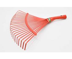 S&M Râteau à feuilles fixes 22D/410 mm Rouge