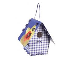 Group Tweet Tweet Home Nichoir Classique en kit Plastique Recyclable Vichy Violet