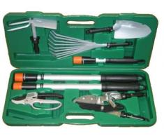 WelKut Kit de 8 Outils de Jardin de Type Professionnel + boîte de Rangement