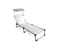 Garden Friend L1986360 Mykonos Lit pliant Blanc