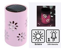 Mundus 35726 Photophore Solaire Mistral Rose