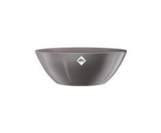 Elho Brussels Diamond Ovale 46 - Pot De Fleurs - Oyster Pearl - Intérieur - Ø 45.7 x H 16.6 cm