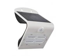 Luceco Lexs40b40–01 solaire Guardian PIR Applique murale à LED blanc IP44 3.2 W 400LM 4000 K