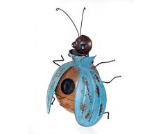 FORMA Nichoir en métal, Coccinelle, Multicolore, 31 x 19 x 37 cm, 590239