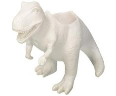 Gift Republic T- Rex Planter Pot de Fleurs, Blanc