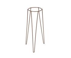 Sauvic de 20 cm. de diamètre et Pieds de 80 cm. Pot de Fleurs Haut - Oxyde