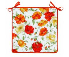 Best 90417124 2 x Coussin dassise avec cordons de fixation 40 x 40 x 3 cm, d.1471