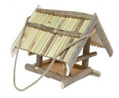 Windhager Mangeoire Zugspitze, Silo, poulailler, Distributeur de Nourriture pour Oiseaux, 06843, Nature Non traité