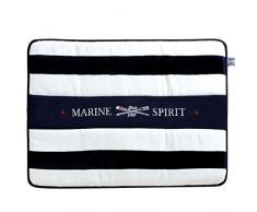 Marine Business 52112 Spirit Tapis de Salle de Bain Blanc/Rouge/Bleu