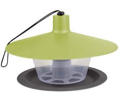 Windhager Mangeoire Urban Life, Silo, poulailler, Distributeur de Nourriture pour Oiseaux, 07068, Vert