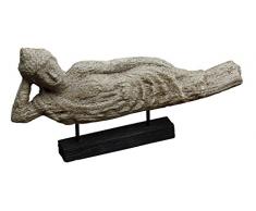 Dandler Sleeping Bouddha, Figurine, Gris, 19 x 65 x 36 cm, 590170