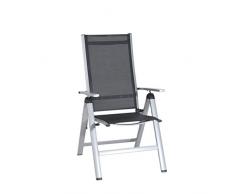 greemotion Monza Fauteuil Pliant, Argent