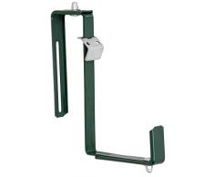 Alba krapf accroche-balconnières support de jardinière galvanisé/vert/argent)