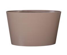 Art en Vogue Pot de Fleurs, Bac à Plante Claire, Finition Brillante, Taupe, 65x29x40cm
