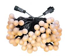 WeRChristmas WRC-8678 Guirlande Lumineuse 100 LED Basse Tension Blanc Chaud