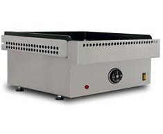 Simogas E 50 Plancha Extreme INOX 50 cm Electrique, 42 x 51 x 25 cm