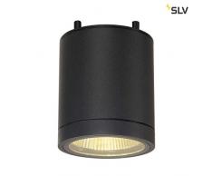 SLV 228505 Surface Mounted Plafonnier Enola C Out CL, Rond, Gris Anthracite, LED 9 W, 3000 K, 35 °, Aluminium, Anthracite,