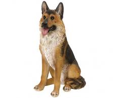 Dehner Figurine Berger, Environ 59 x 44 x 26 cm, polyrésine, Marron