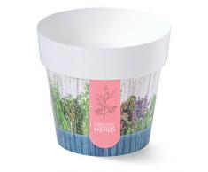 Prosper Plast Dmlr160h IML Pot à Fleurs Multicolore (12 pièces)