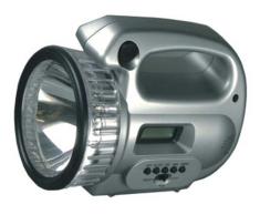 ISOTRONIC 51290 Multi Light Lampe de Camping avec Radio + Horloge 4 en 1
