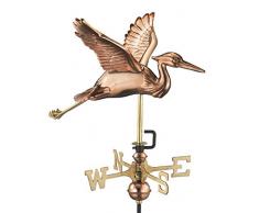 Good Directions 8805pg Blue Heron Jardin Girouette, Cuivre Poli avec Jardin Pole