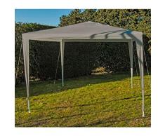 WerkaPro 10796 - Tente de réception - 3x3 m - Imperméabe - Avec 8 piquets - Taupe