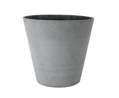 blomus Coluna Pot de Fleurs Gris foncé Ø 34 cm H 32 cm Ø 34 cm
