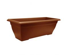Poetic PRI60TC Prisca 60 Jardinière Plastique Terre Cuite 58 x 21 x 16,9 cm