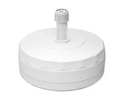 DELSCHEN 6900–104–102 Pied de Parasol Blanc 50 x 50 x 20 cm
