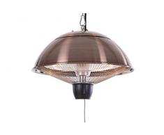 Sunred modèle Suspension halogène 1500 W 43 x 43 x 35 cm cuivre