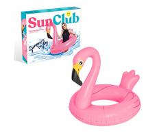 Sun Club Benross Matelas Gonflable pour Piscine et Plage Flamant Rose