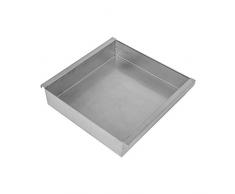 Funco Bac en INOX pour desserte de Cuisine 50 x 50 cm, edlstahl, 49 x 48 x 10 cm