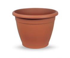 VECA Naxos Pot de Fleurs 20 cm Terre Cuite e.25 15 h