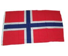 Flaggenking 17005 Drapeau Norvège Multicolore 150 x 90 x 1 cm