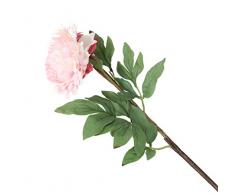 Floral Elegance F074DPL - Pivoine artificielle rose foncé de 80 cm