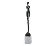 Design Toscano SP87135 Sculpture féminine La Femme, Bronze, 7,5 x 7,5 x 53,5 cm