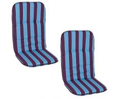 beo BS49 Bali HL Coussin pour Chaise à Dossier Haut Violet Épaisseur 5 cm Env. 47 x 116 cm