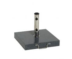 Garden Impressions Pied de Parasol, Gris Foncé Naturel