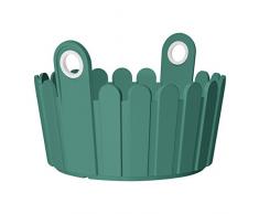 Emsa Landhaus Coupe Pot de Fleurs, Turquoise/Vert, 26 cm