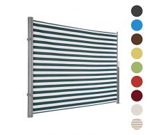 Ultranatura Maui Rideau de soleil latéral Store 300 x 180 cm Vert/blanc