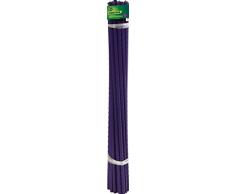 NORTENE 2012031 8 mm x 0,6 m Diamètre Plante en Acier avec revêtement en Plastique pôle – Violet (Lot de 25)