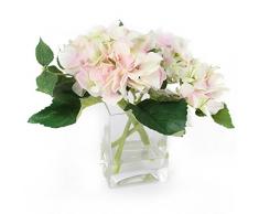 Floral Elegance FP018PC - Hortensia artificiel rose de 18 cm