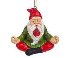 Design Toscano QM17010 Boule de Noël - Jardin Gnomes Figurine - Zen Garden Gnomes - Méditer Statues Gnome